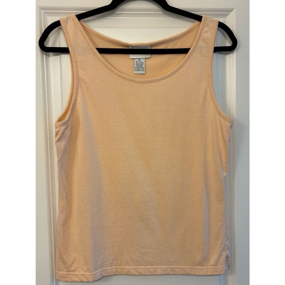 GO SILK Vintage Sleeveless Tank Too Orange Women’s Size 3 (medium)